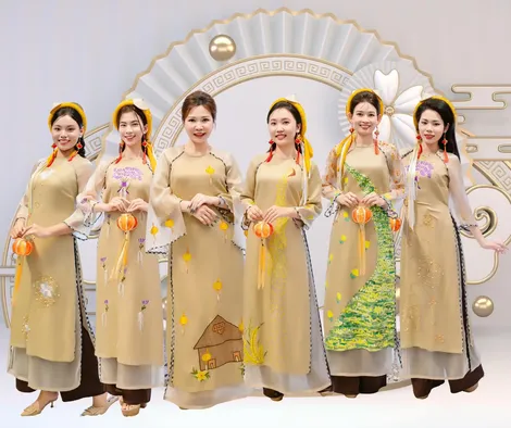 Áo dài kể chuyện quê hương