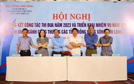Tổng kết cụm thi đua ngành Công Thương các tỉnh ĐBSCL 2 - Cụm XI