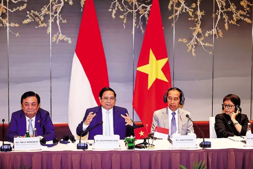 Thủ tướng Phạm Minh Chính và Tổng thống Indonesia đồng chủ trì đối thoại doanh nghiệp cấp cao Việt Nam - Indonesia