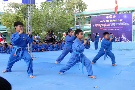 Bình Thủy tổ chức khóa thi thăng cấp Vovinam - Việt Võ Đạo