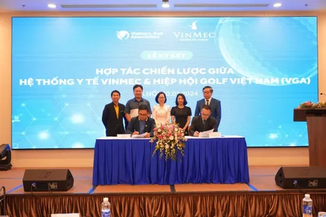 Hiệp hội Golf Việt Nam hợp tác chiến lược với Bệnh viện Đa khoa Quốc tế Vinmec