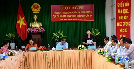 Cụm thi đua các quận thuộc TP Cần Thơ hoàn thành các chỉ tiêu đề ra