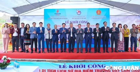 Khởi công tôn tạo Di tích lịch sử địa điểm Trường dạy làm báo Huỳnh Thúc Kháng