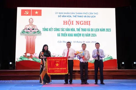 4 năm liền, Sở Văn hóa, Thể thao và Du lịch TP Cần Thơ được nhận Cờ Thi đua của Bộ Văn hóa, Thể thao và Du lịch