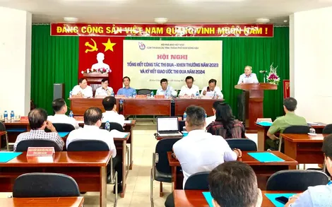 Hội Nhà báo Cụm Nam Sông Hậu tổng kết công tác thi đua khen thưởng năm 2023
