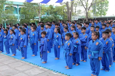 Phong trào Vovinam quận Bình Thủy phát triển mạnh