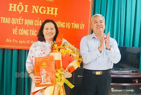Bổ nhiệm mới Phó tổng biên tập Báo Đồng Khởi Huỳnh Thị Kim Thi