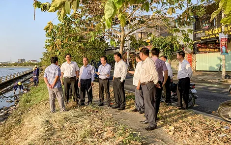 Ban Đô thị tái giám sát công tác môi trường tại dự án Hồ Búng Xáng