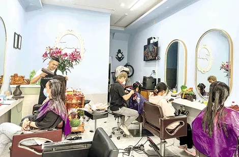 Nhộn nhịp dịch vụ làm đẹp đón Tết