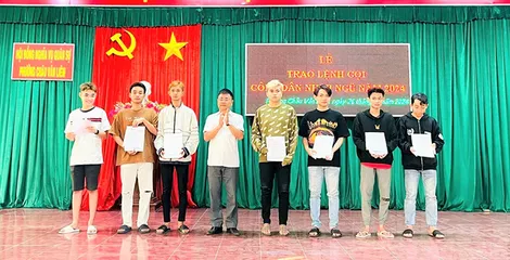 25,64% công dân nhận lệnh gọi nhập ngũ Quốc phòng có chuyên môn kỹ thuật