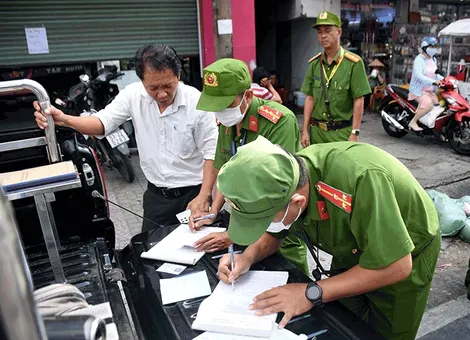 Tăng cường xử lý người điều khiển phương tiện vi phạm trật tự an toàn giao thông