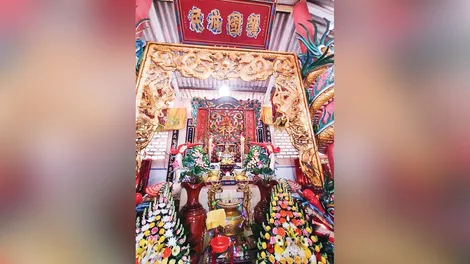 Đình thần Tân Lộc Tây ở cù lao Tân Lộc