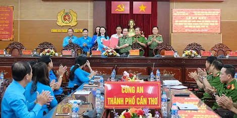 Phối hợp giữ gìn an ninh trật tự lĩnh vực lao động, công đoàn