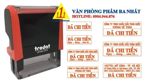 Văn phòng phẩm Ba Nhất - Địa chỉ khắc dấu mộc uy tín, đáng tin cậy