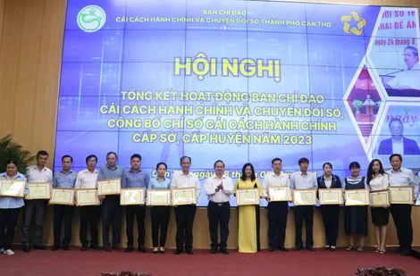 Chỉ số cải cách hành chính của TP Cần Thơ được cải thiện rõ rệt