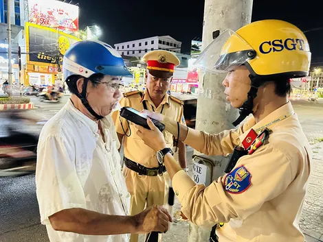 Tăng cường xử lý vi phạm nồng độ cồn khi điều khiển phương tiện giao thông
