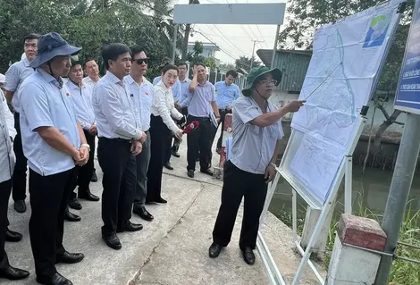 Đoàn công tác của Quốc hội khảo sát thực tế một số dự án quan trọng quốc gia trên địa bàn thành phố
