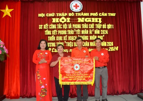 Tổng giá trị thực hiện công tác nhân đạo trong quý I-2024 
đạt trên 40,7 tỉ đồng