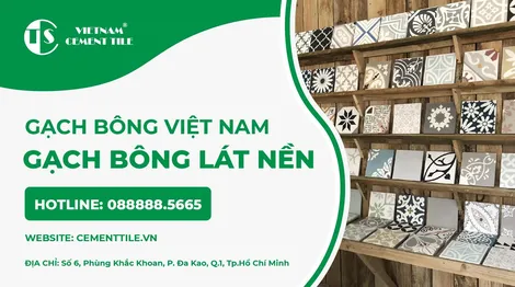 Gạch bông lát nền - Mang hơi thở Vintage vào không gian sống hiện đại