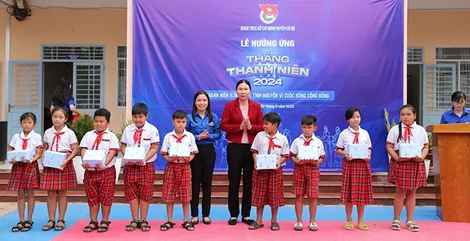 Các cấp bộ Đoàn thực hiện 728 công trình, phần việc hưởng ứng Tháng Thanh niên