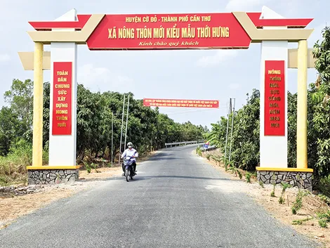 Cờ Đỏ phấn đấu hoàn thành thêm nhiều công trình phục vụ chỉnh trang đô thị