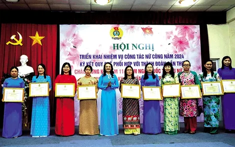 Chăm lo nữ công nhân, viên chức, lao động