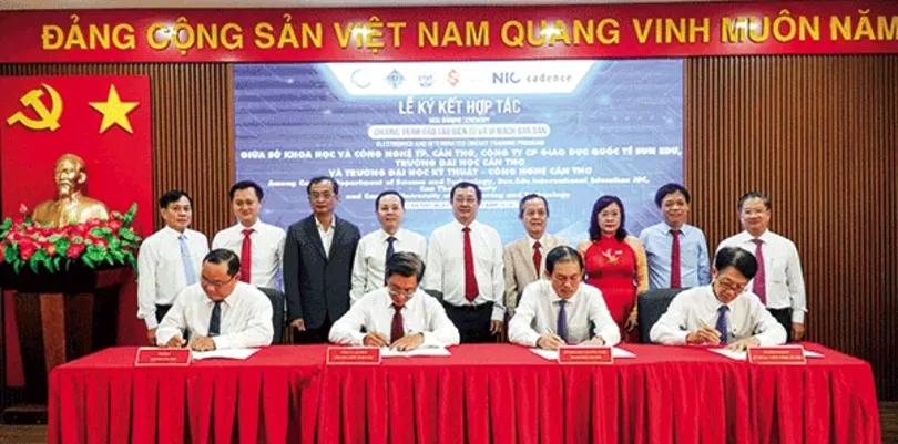 Hợp tác đào tạo nhân lực ngành điện tử và vi mạch bán dẫn tại TP Cần Thơ