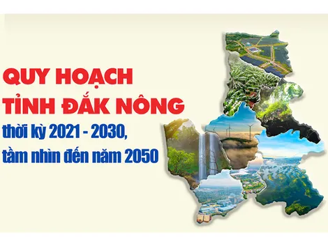 Quy hoạch tỉnh Đắk Nông thời kỳ 2021-2030, tầm nhìn đến năm 2050