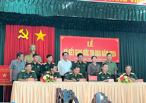 Phấn đấu hoàn thành 100% kế hoạch huấn luyện, diễn tập năm 2024