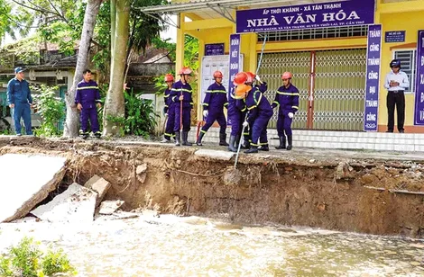 Tháo gỡ khó khăn, sớm phê duyệt các dự án ứng phó biến đổi khí hậu, phát triển bền vững ÐBSCL