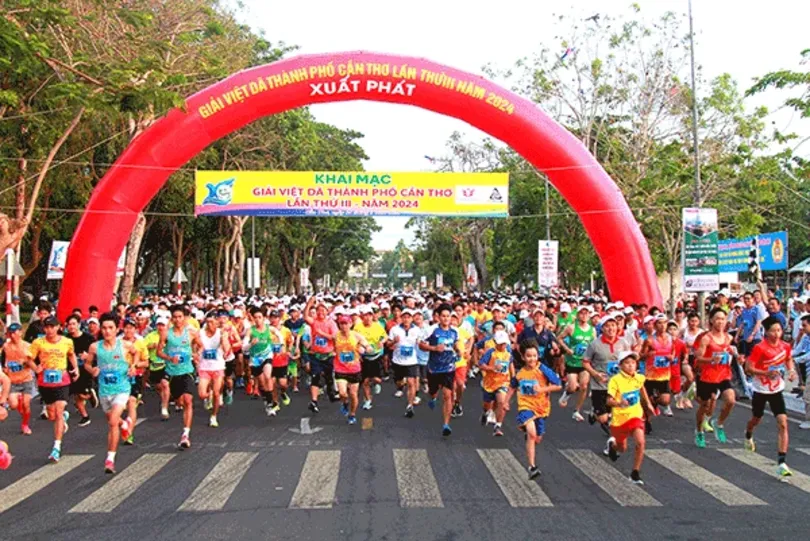 Hơn 2.000 VĐV tham gia Giải Việt dã TP Cần Thơ năm 2024