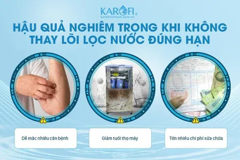 Dấu hiệu nhận biết Máy lọc nước nhà bạn cần thay lõi? Mua ở đâu uy tín?