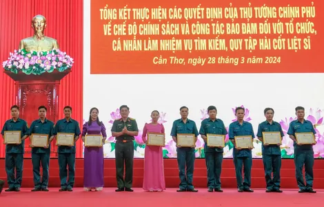 Quan tâm chăm lo cho lực lượng tìm kiếm, quy tập hài cốt liệt sĩ
