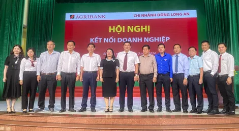 Agribank Chi nhánh Đông Long An tổ chức hội nghị kết nối doanh nghiệp năm 2024