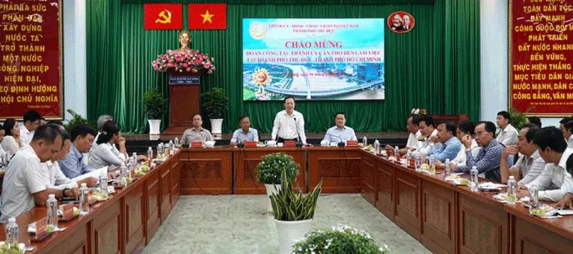 Lãnh đạo TP Cần Thơ khảo sát thực tế, trao đổi kinh nghiệm về quy hoạch, phát triển kinh tế - xã hội tại TP Thủ Đức