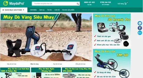 Đơn vị cung cấp máy dò vàng chính hãng, uy tín hàng đầu