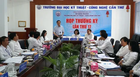 Họp hội đồng trường Trường Đại học Kỹ thuật - Công nghệ Cần Thơ