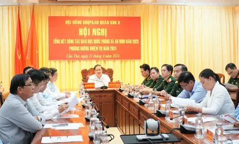 Quân khu 9 tổng kết công tác giáo dục quốc phòng và an ninh năm 2023