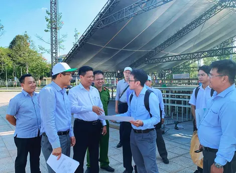 Kiểm tra công tác tổ chức Lễ hội bánh dân gian Nam Bộ lần thứ XI và Lễ Giỗ tổ Hùng Vương năm 2024