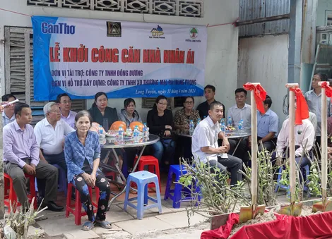 Khởi công Căn nhà nhân ái tại quận Bình Thủy