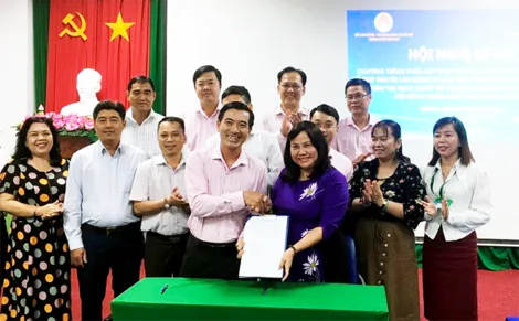 Ký kết chương trình phối hợp thực hiện chính sách cho vay ưu đãi, hỗ trợ người lao động đi làm việc ở nước ngoài theo hợp đồng