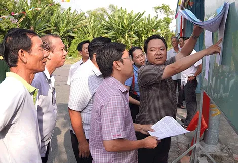 Kiểm tra công tác chuẩn bị bầu cử Trưởng khu vực