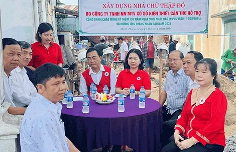 Khởi công xây nhà Chữ thập đỏ