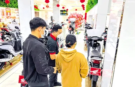 Doanh số tiêu thụ xe gắn máy quý I-2024 giảm 4,88%