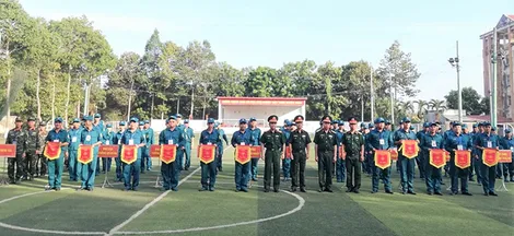130 vận động viên tham gia Hội thao thể dục, thể thao quốc phòng