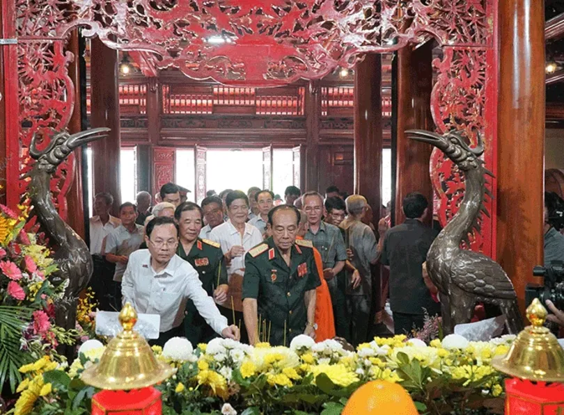 Khánh thành Đền thờ Anh hùng Liệt sĩ Trung đoàn 1 - U Minh