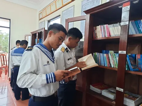 Lan tỏa văn hóa đọc ở các đơn vị Hải quân và các đảo thuộc quần đảo Trường Sa