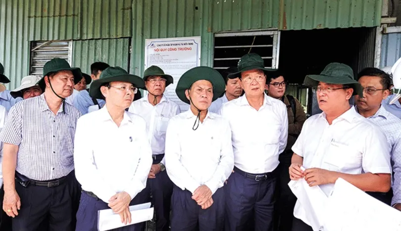 Lãnh đạo thành phố kiểm tra tiến độ các công trình giao thông trọng điểm