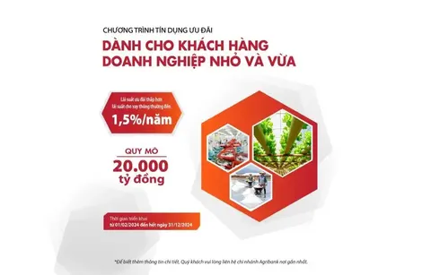 Agribank bổ sung thêm 35.000 tỉ đồng vốn tín dụng ưu đãi hỗ trợ nền kinh tế