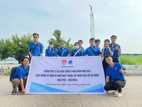 Góp sức trẻ nâng chất phường văn minh đô thị
